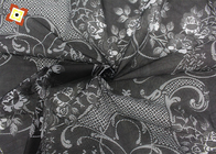 150GSM کراوات پارچه ای پونجی پلی استر رنگرزی شده با تار مات بافته شده آرم سفارشی
