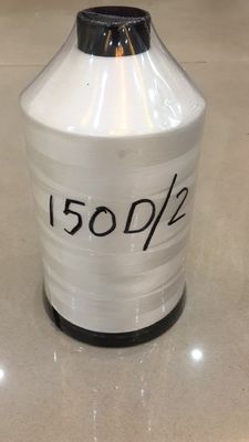 نخ لحیم کاری پلی استر ضد چین و چروک ، نخ ریسی پلی استر 150D / 2 100